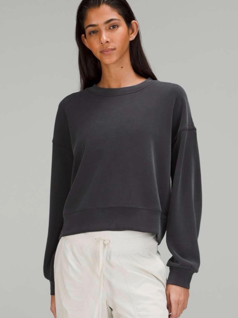 Lululemon Softstreme Perfectly Oversized Cropped Crew